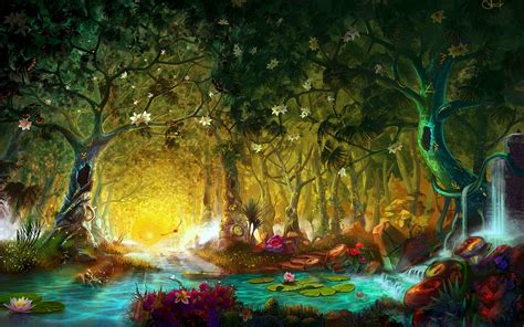  Enchanted Forest – Surrealistisk Dröm och Mystisk Natur